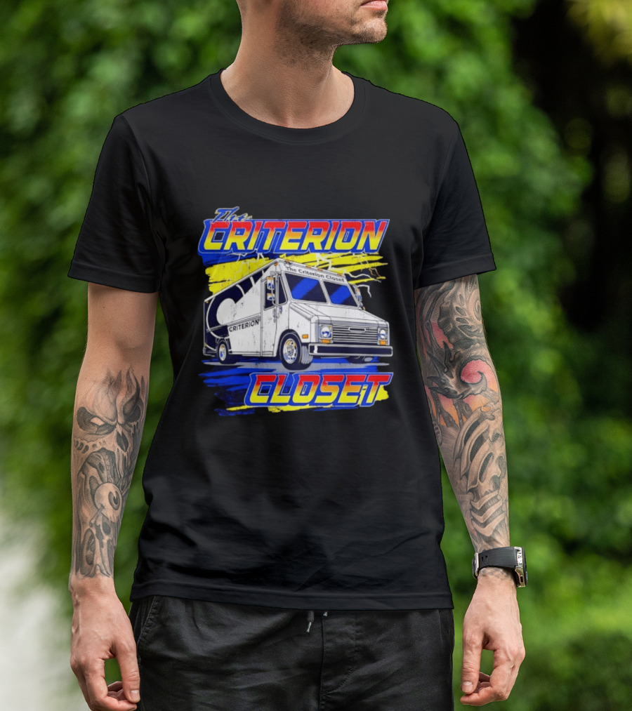 The Criterion Closet Film Movies Cinema Criterion Truck T-Shirt