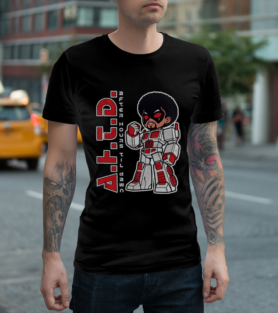 The Weeknd A.F.T.D. After Hours Til Dawn 2026 Asia Tour Tokyo Japan Gundam Pop Up T-Shirt