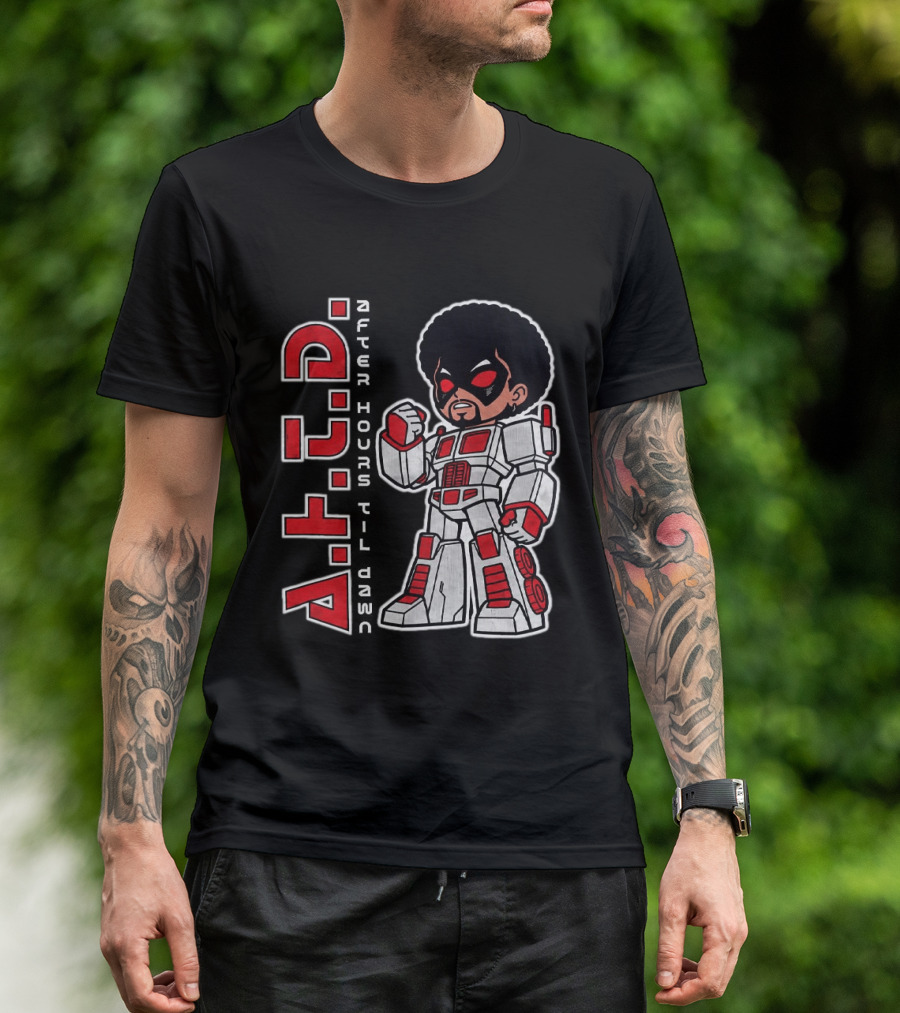 The Weeknd A.F.T.D. After Hours Til Dawn 2026 Asia Tour Tokyo Japan Gundam Pop Up T-Shirt