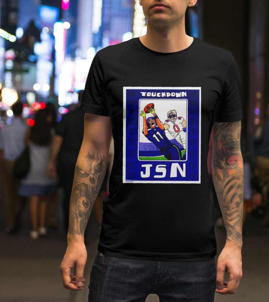 Touchdown JSN Jackson Smith Njigba Seattle Football Catch 11 T-Shirt