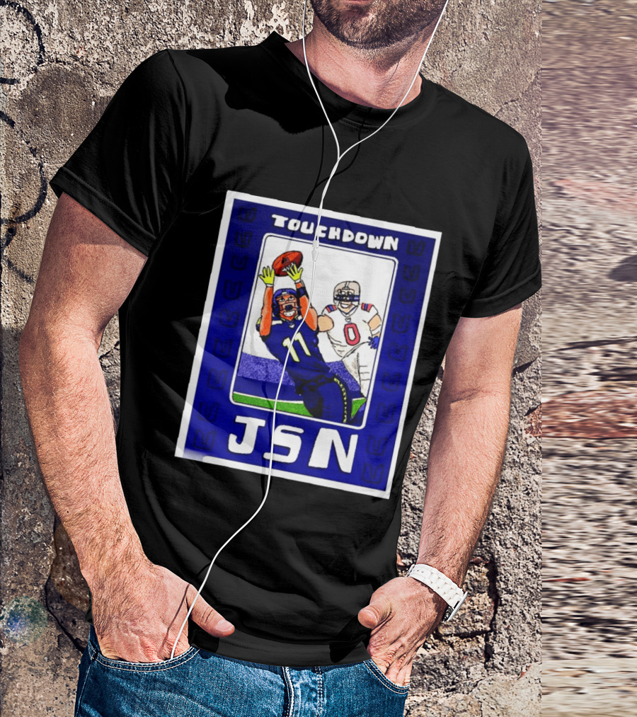 Touchdown JSN Jackson Smith Njigba Seattle Football Catch 11 T-Shirt