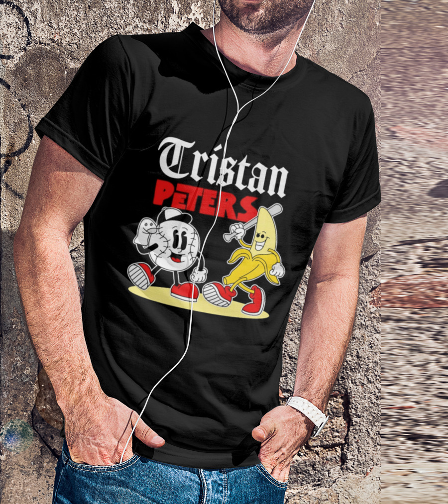 Tristan Peters Chicago White Sox Baseball Banana Cartoon Characters T-Shirt