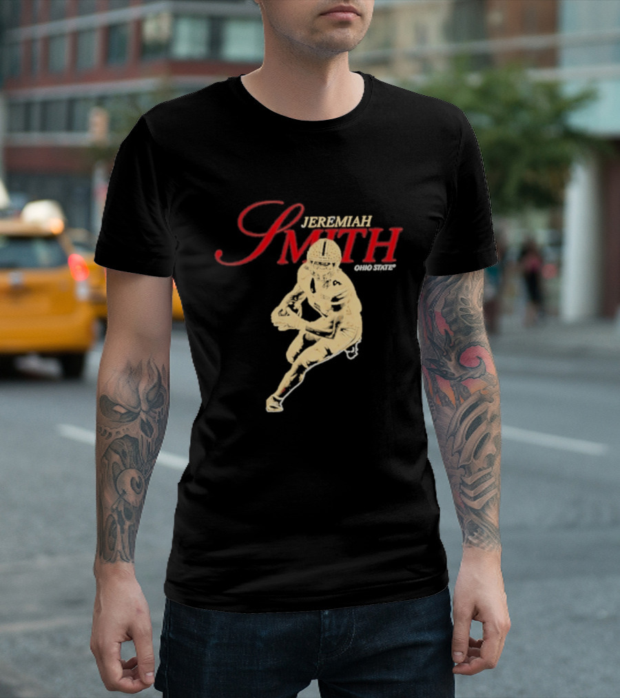 Jeremiah Smith Ohio State Buckeyes Football Athlete T-Shirt
