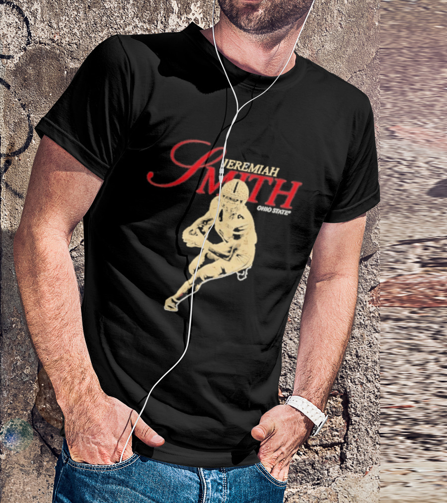 Jeremiah Smith Ohio State Buckeyes Football Athlete T-Shirt
