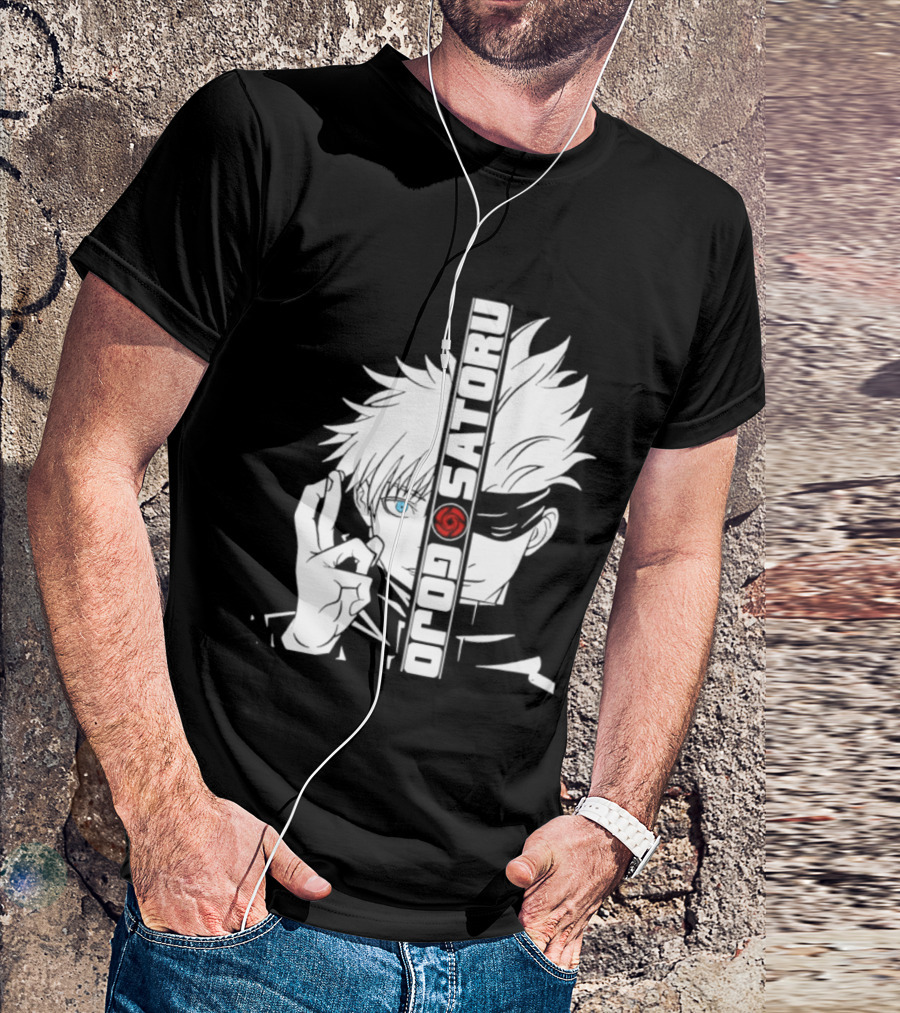 Satoru Gojo Mirror Six Eyes Limitless Jujutsu Kaisen Anime Fan T-Shirt
