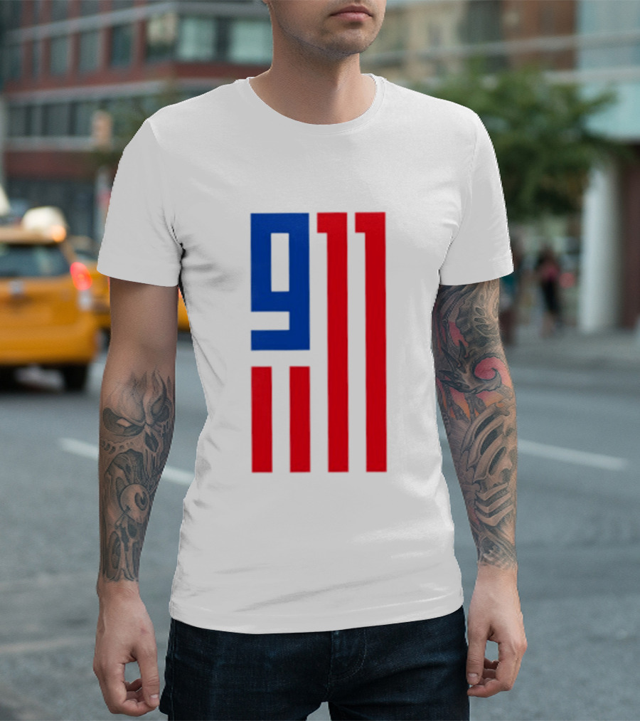 9/11 American Flag USA Patriotic September 11 T-Shirt