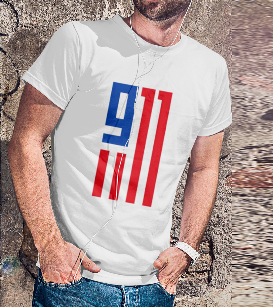 9/11 American Flag USA Patriotic September 11 T-Shirt