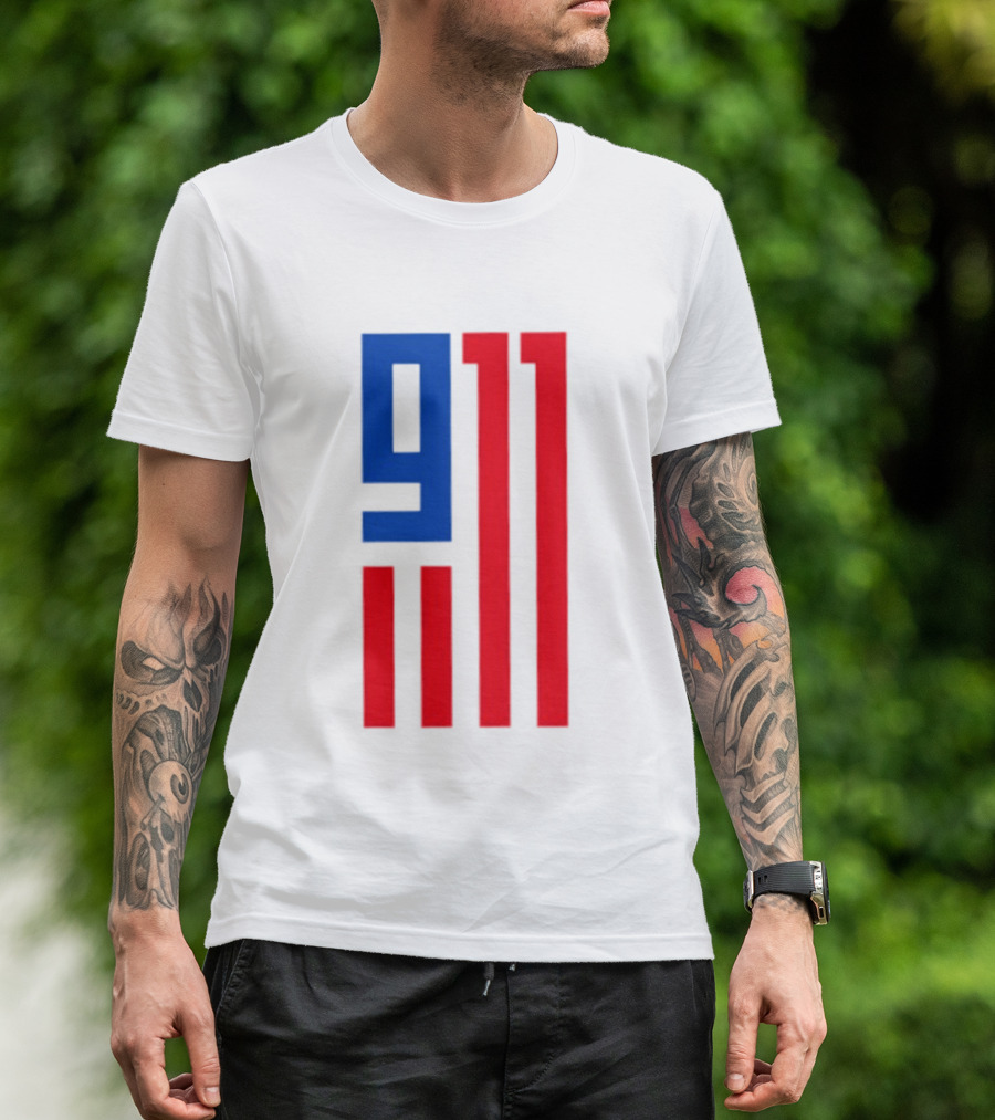 9/11 American Flag USA Patriotic September 11 T-Shirt