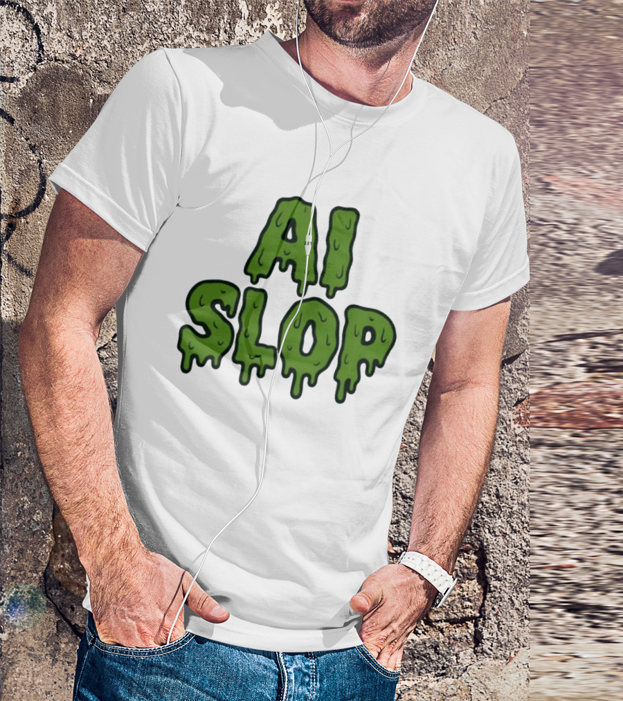 AI Slop Dripping Goo T-Shirt