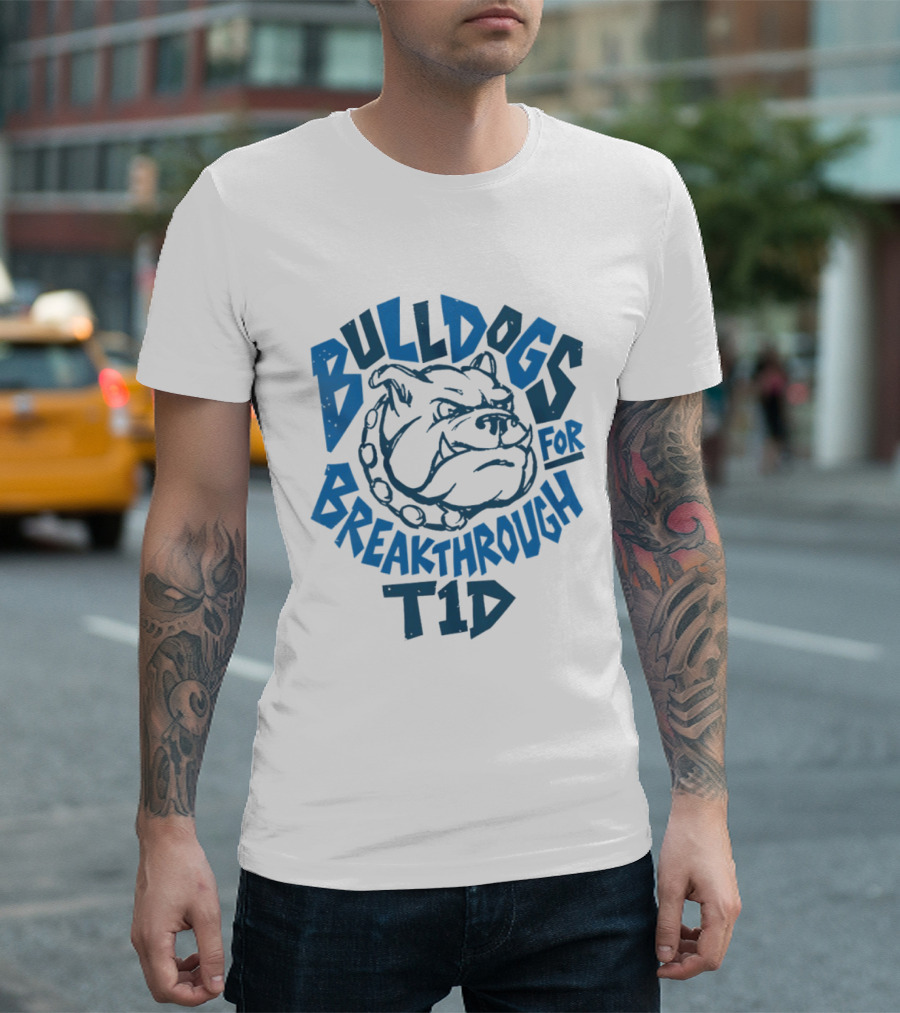 Bulldogs For Breakthrough T1D T-Shirt