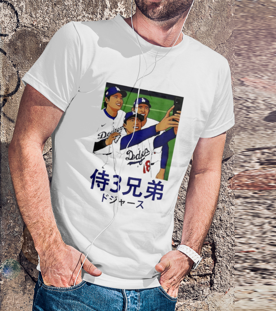 Ohtani Yamamoto Sasaki Dodgers Samurai 3 Brothers T-Shirt