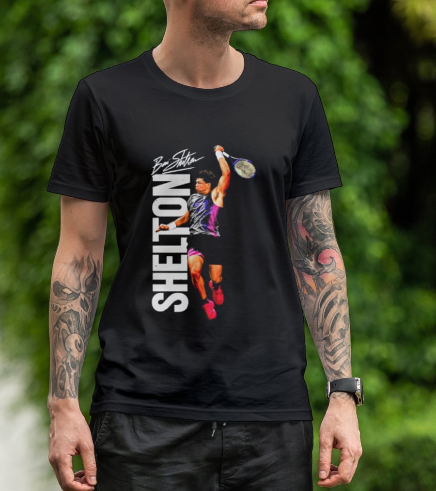 Ben Shelton Tennis Player Signature Art 2026 T-Shirt