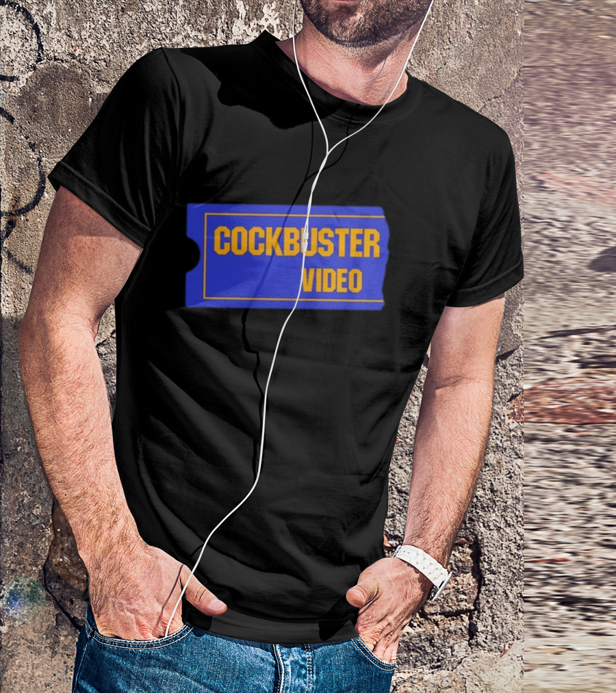 Cockbuster Video 90s Nostalgia Blockbuster T-Shirt