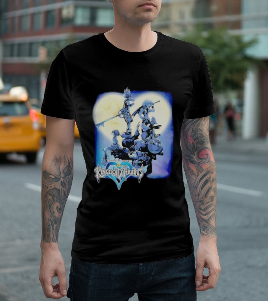 Kingdom Hearts Legends SquareSoft Sora Keyblade Moonlight T-Shirt