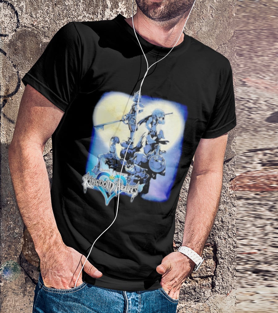 Kingdom Hearts Legends SquareSoft Sora Keyblade Moonlight T-Shirt