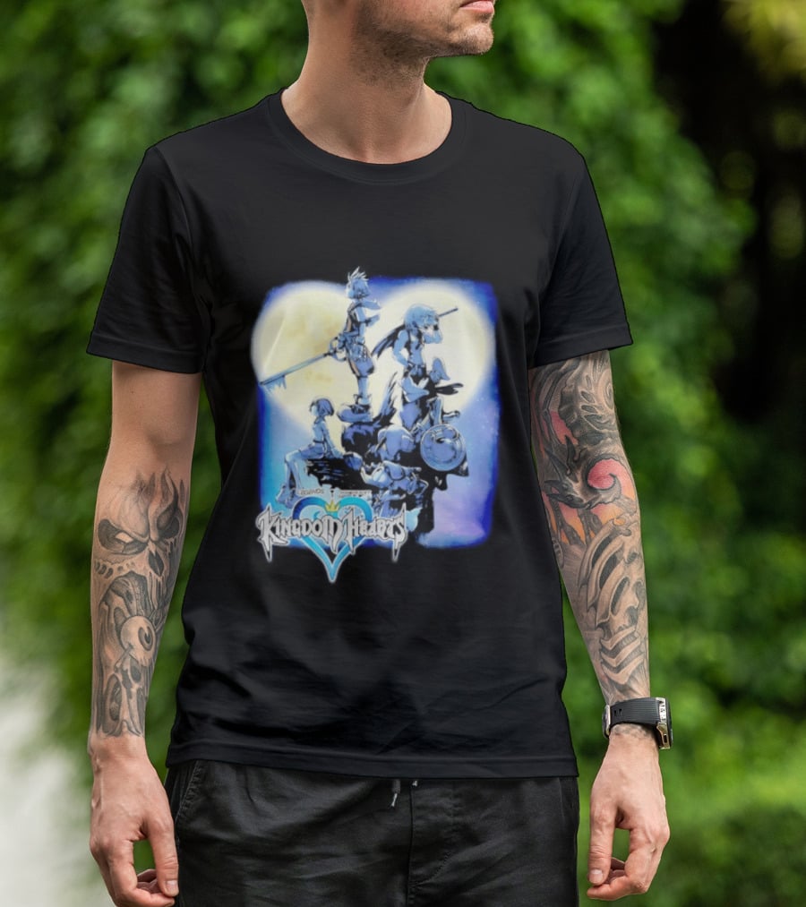 Kingdom Hearts Legends SquareSoft Sora Keyblade Moonlight T-Shirt