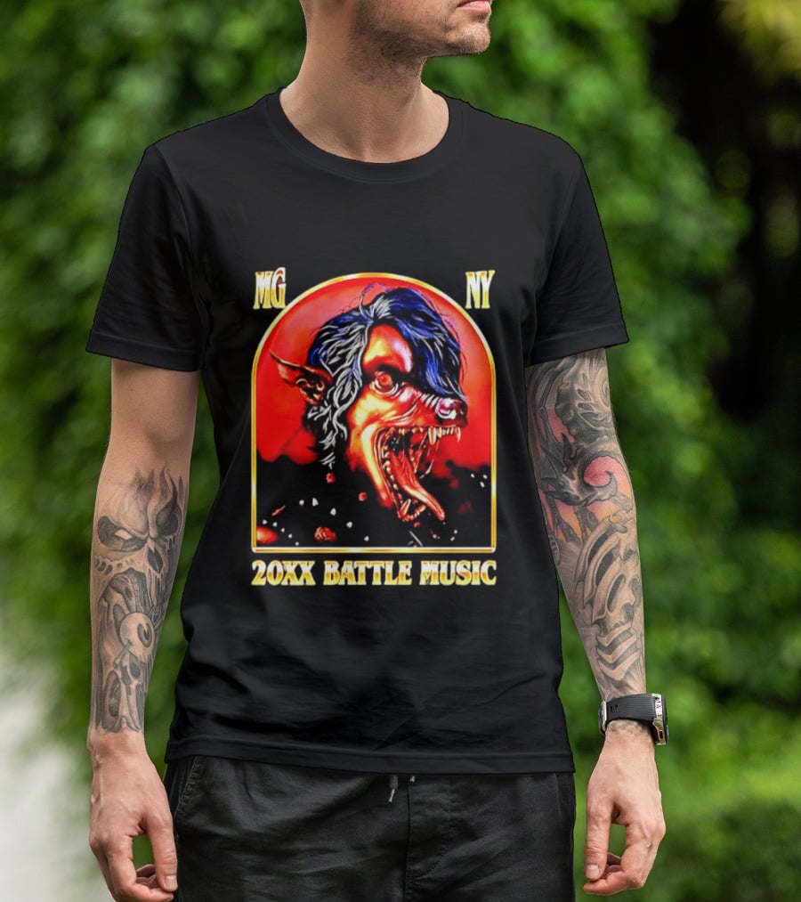 MG NY 20XX Battle Music Machine Gun Kelly Werewolf T-Shirt