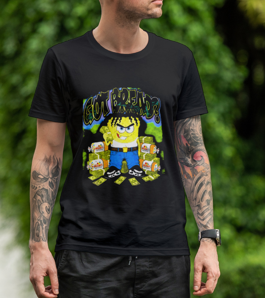 Wakko Exotics Store Whiteloaf Got Bread Black Character With Money Loaves T-Shirt