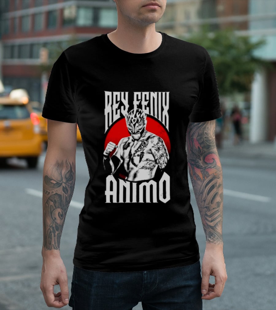 Rey Fenix Animo Lucha Libre AEW Wrestling Masked Fighter T-Shirt