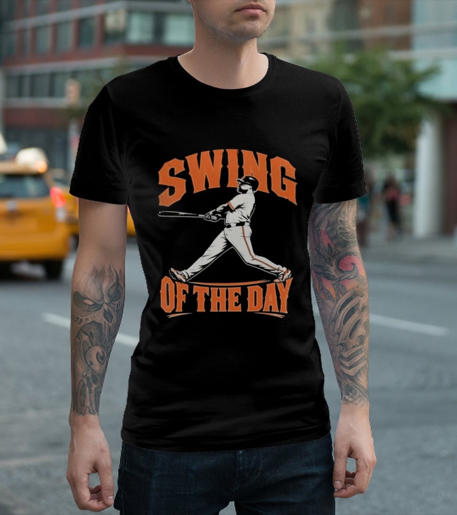 San Francisco Giants 2026 Swing Of The Day Baseball Player T-Shirt