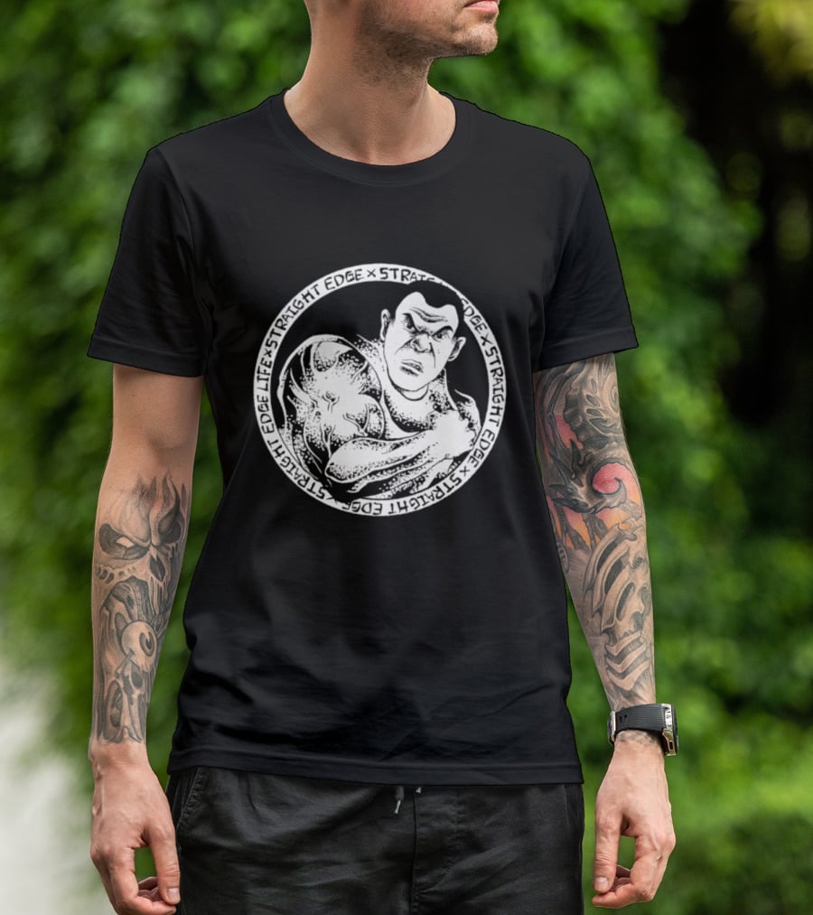 Straight Edge Life X Straight Edge Hardcore Punk T-Shirt