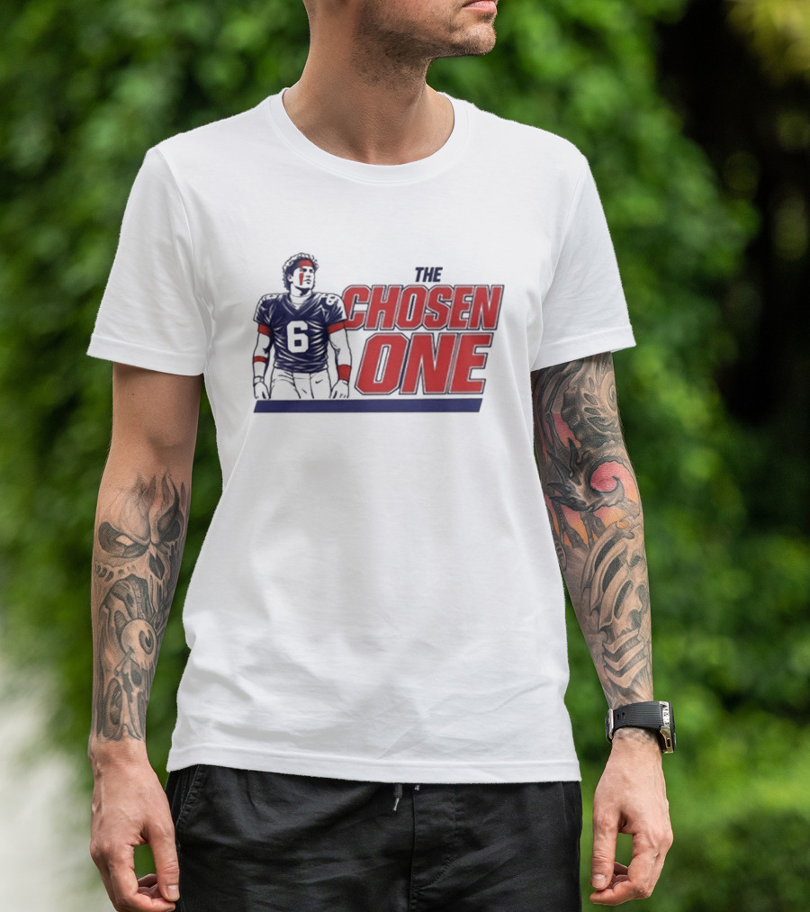 Chosen One Football Jersey Number 6 Athlete T-Shirt