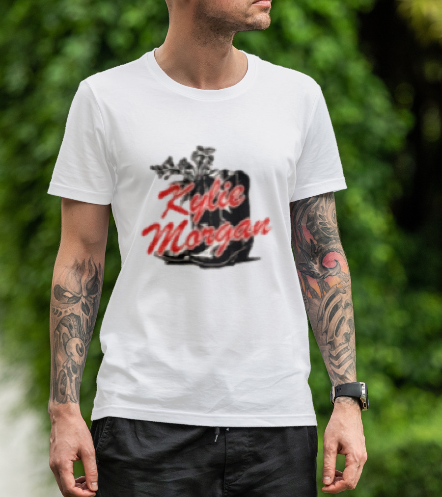 Kylie Morgan 1 800 Dump Him Boots Roses T-Shirt