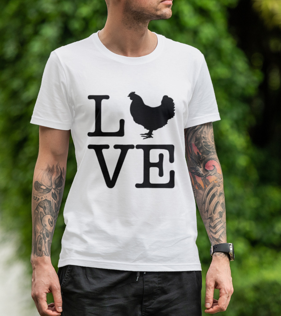 Dallas Cowboys Hunter Luepke Love Chicken LVE T-Shirt