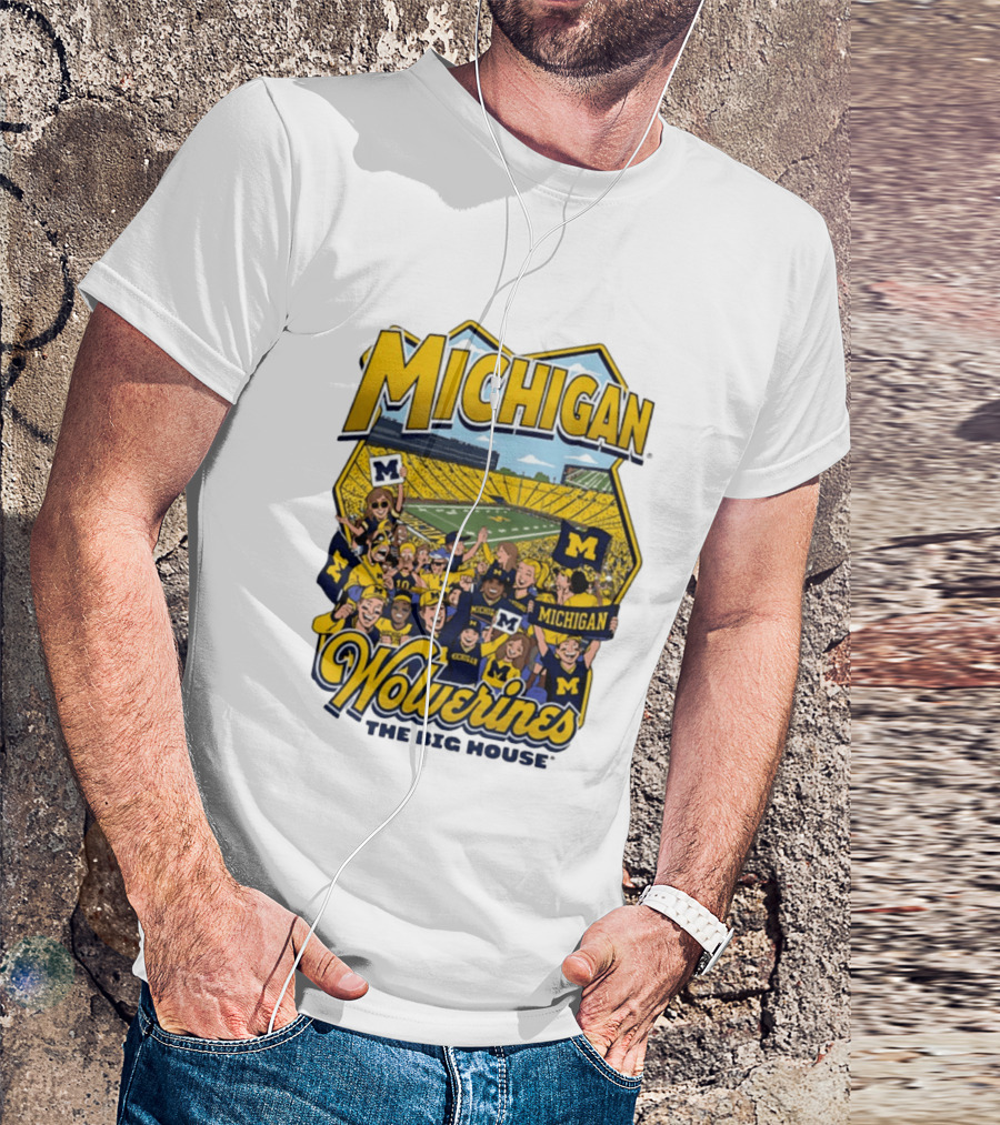Michigan Wolverines The Big House 2026 Celebration Stadium Fans T-Shirt