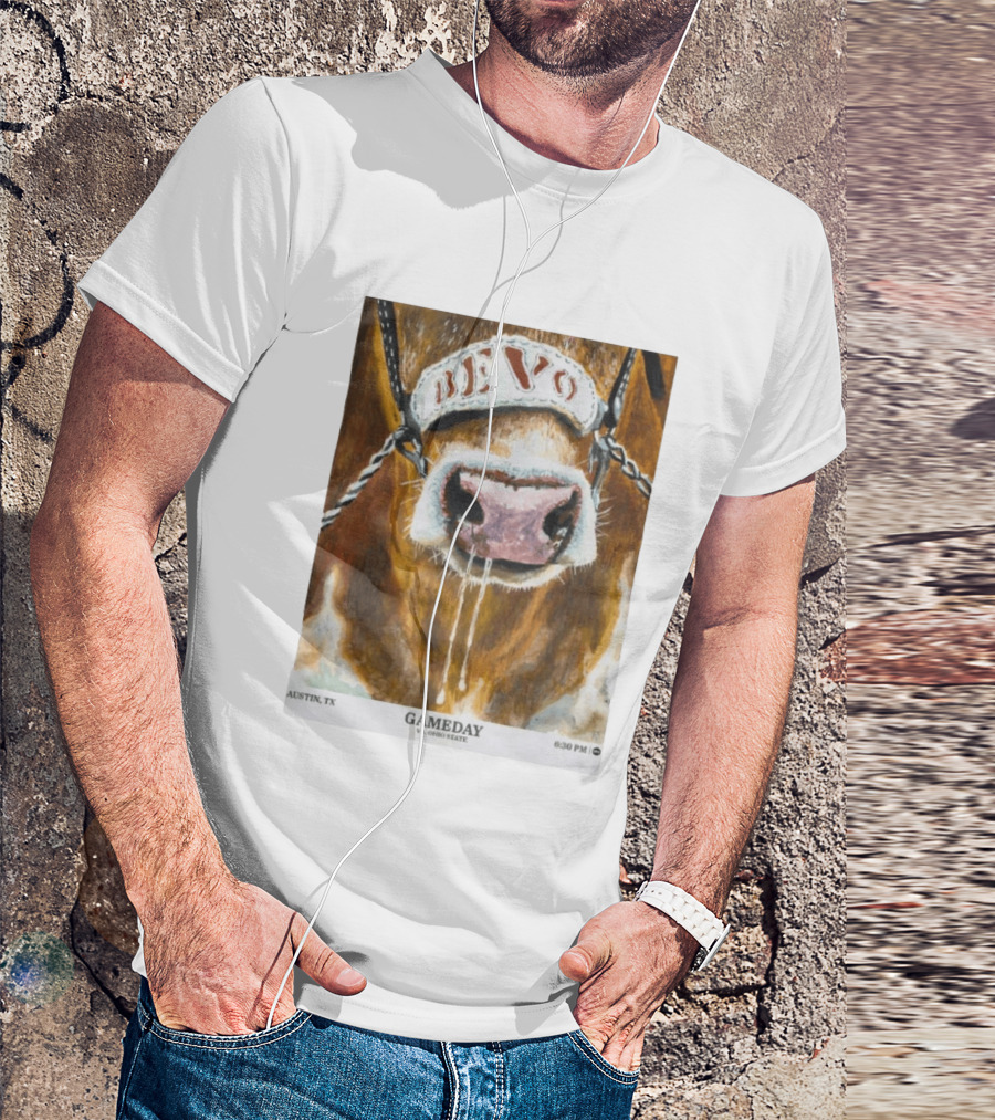 Texas Longhorns Bevo Vs Ohio State Austin TX Gameday 6:30 PM 2026 T-Shirt