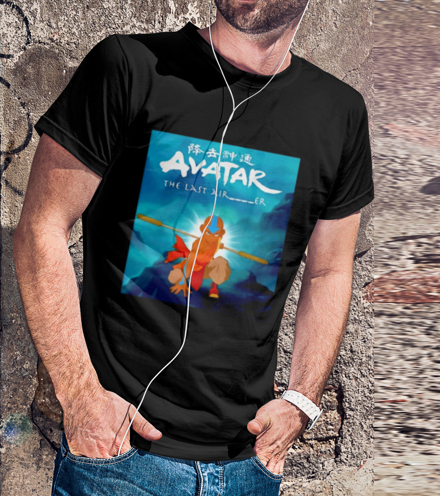 Avatar The Last Airbender Aang Nickelodeon Japanese T-Shirt