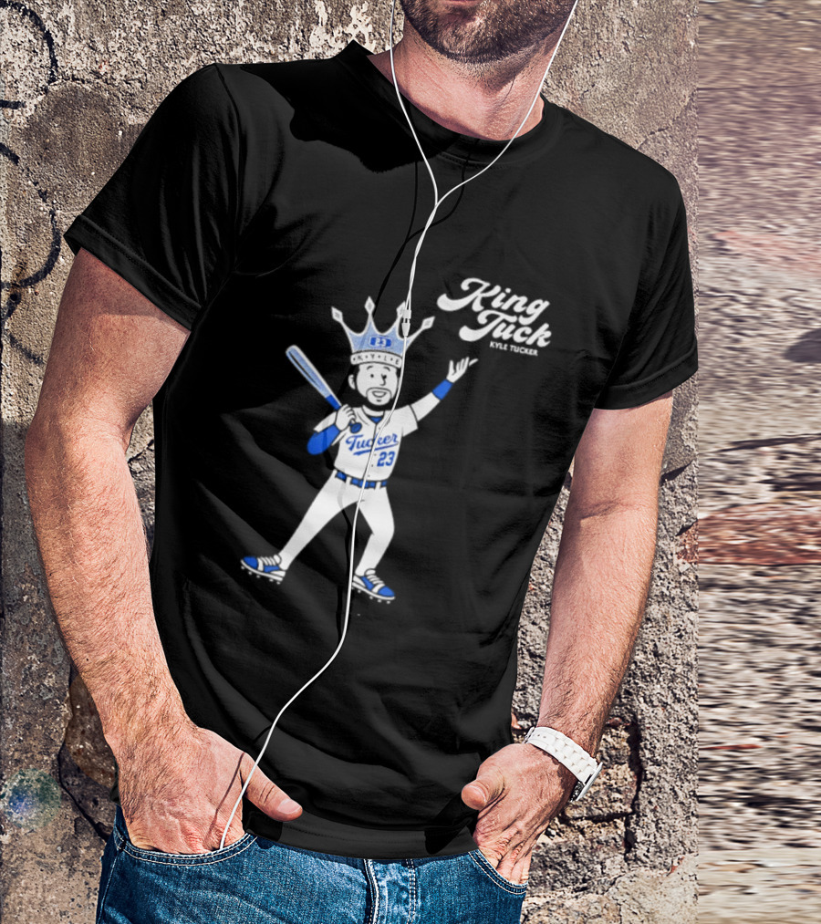 King Tuck Kyle Tucker 23 Baseball Crown And Bat T-Shirt