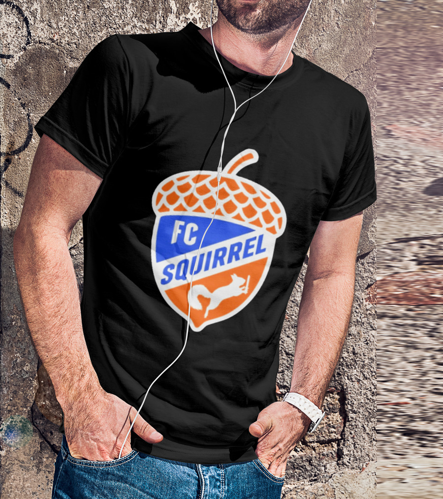 FC Squirrel Acorn Crest Cincinnati Soccer T-Shirt