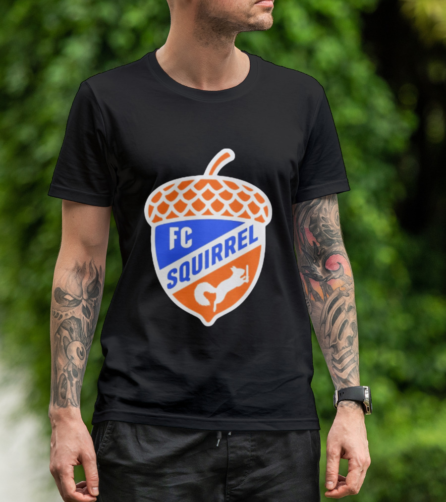 FC Squirrel Acorn Crest Cincinnati Soccer T-Shirt