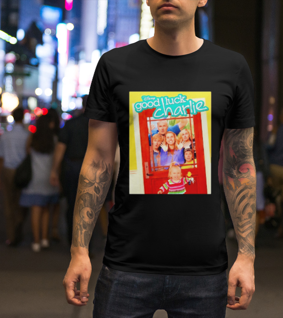 Disney Good Luck Charlie Family Door Scene T-Shirt