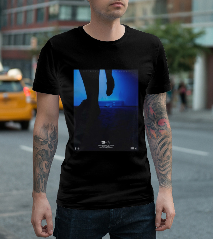 New York Giants Dallas Cowboys MetLife Stadium September 13 2026 T-Shirt