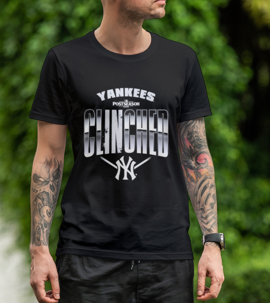 Yankees Clinched 2026 Postseason Locker Room T-Shirt