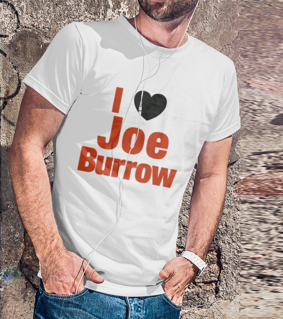 I Heart Joe Burrow Cincinnati Bengals 2026 Season T-Shirt