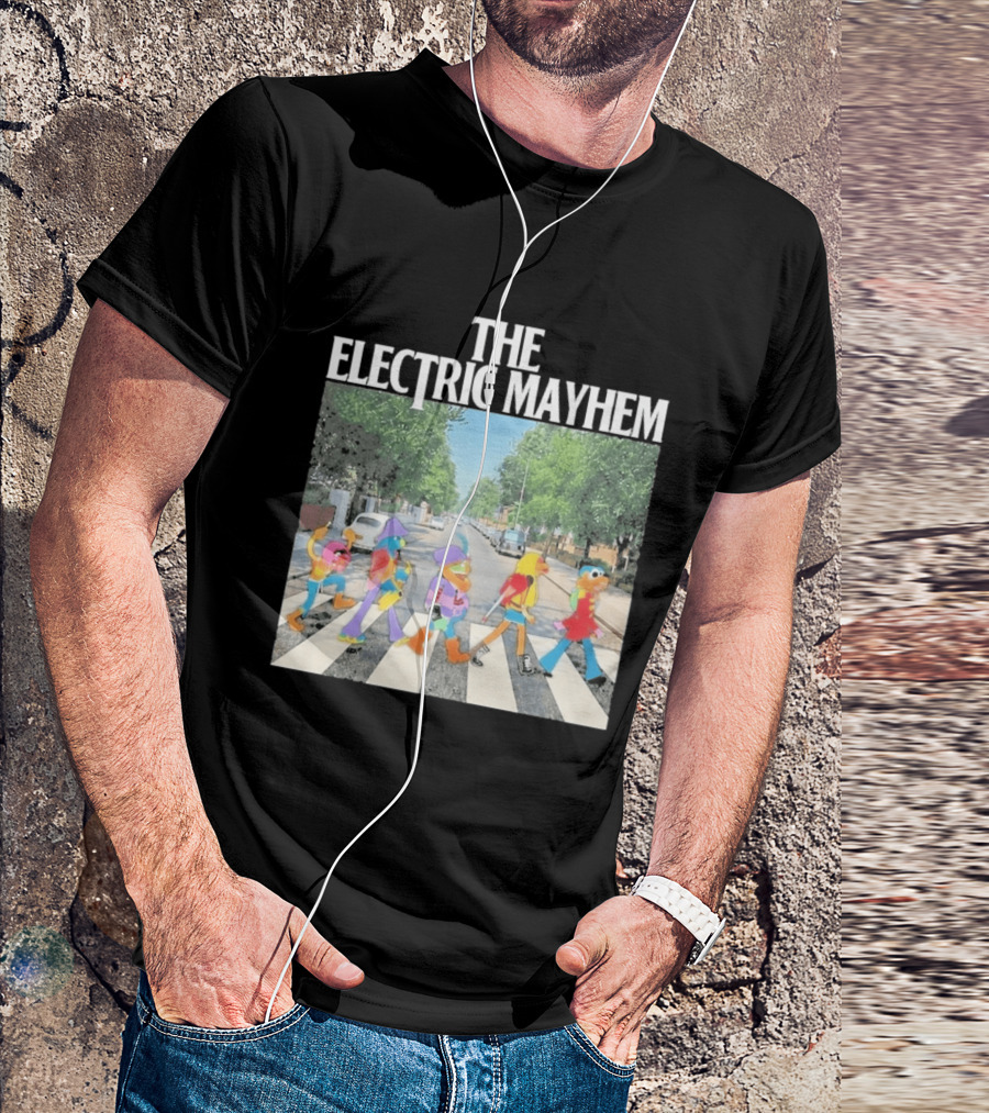 The Electric Mayhem Muppets Abbey Road Crossing Iconic Scene T-Shirt