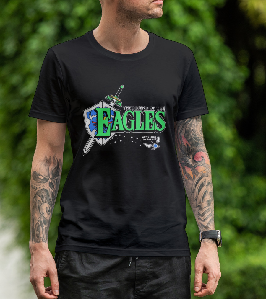The Legend Of The Eagles Sword And Shield Adventure T-Shirt