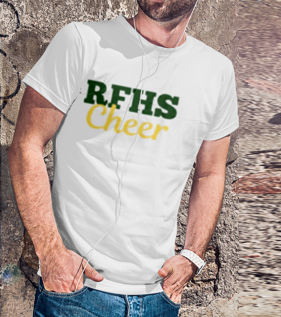 RFHS Cheer Roster Small Front White RF Store T-Shirt