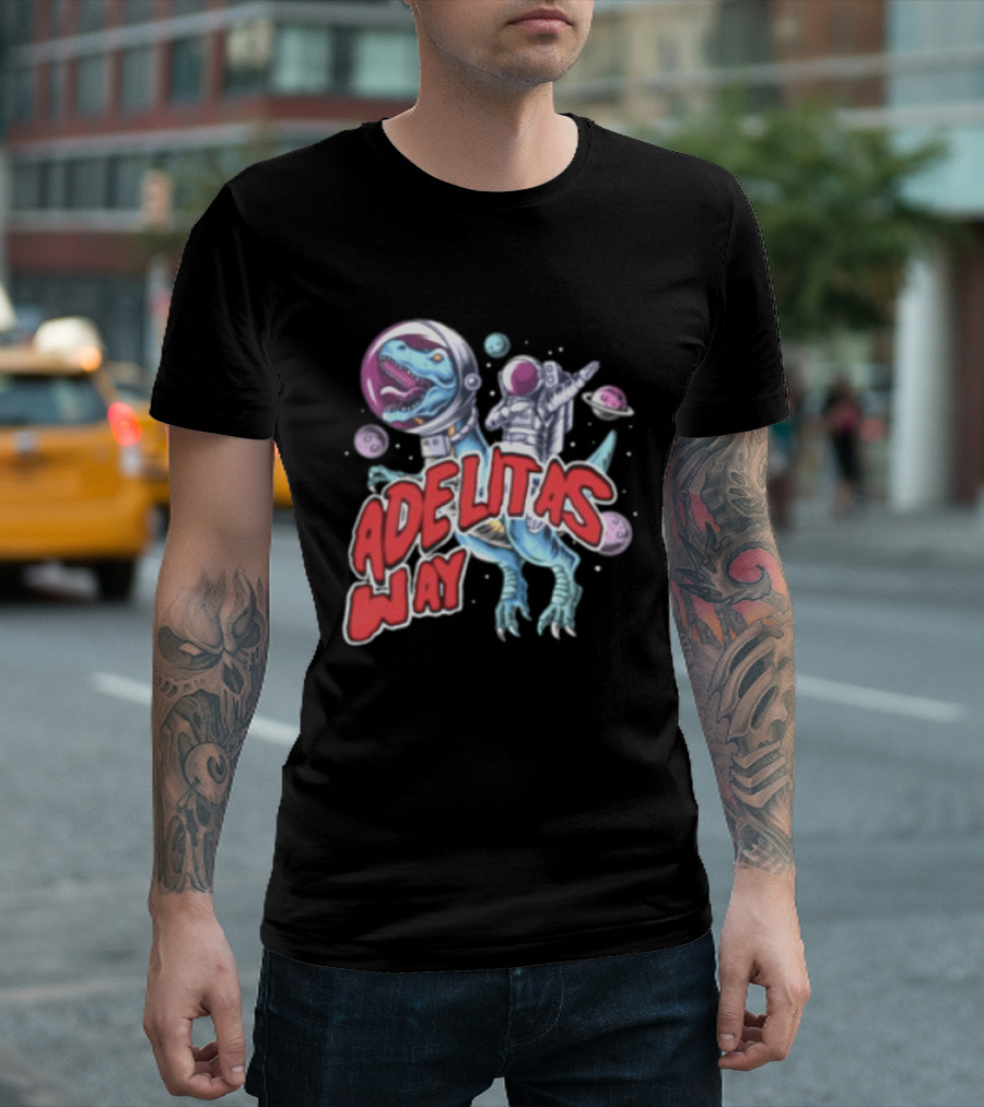 Adelitas Way Space Dinosaur Astronaut Rex T-Shirt