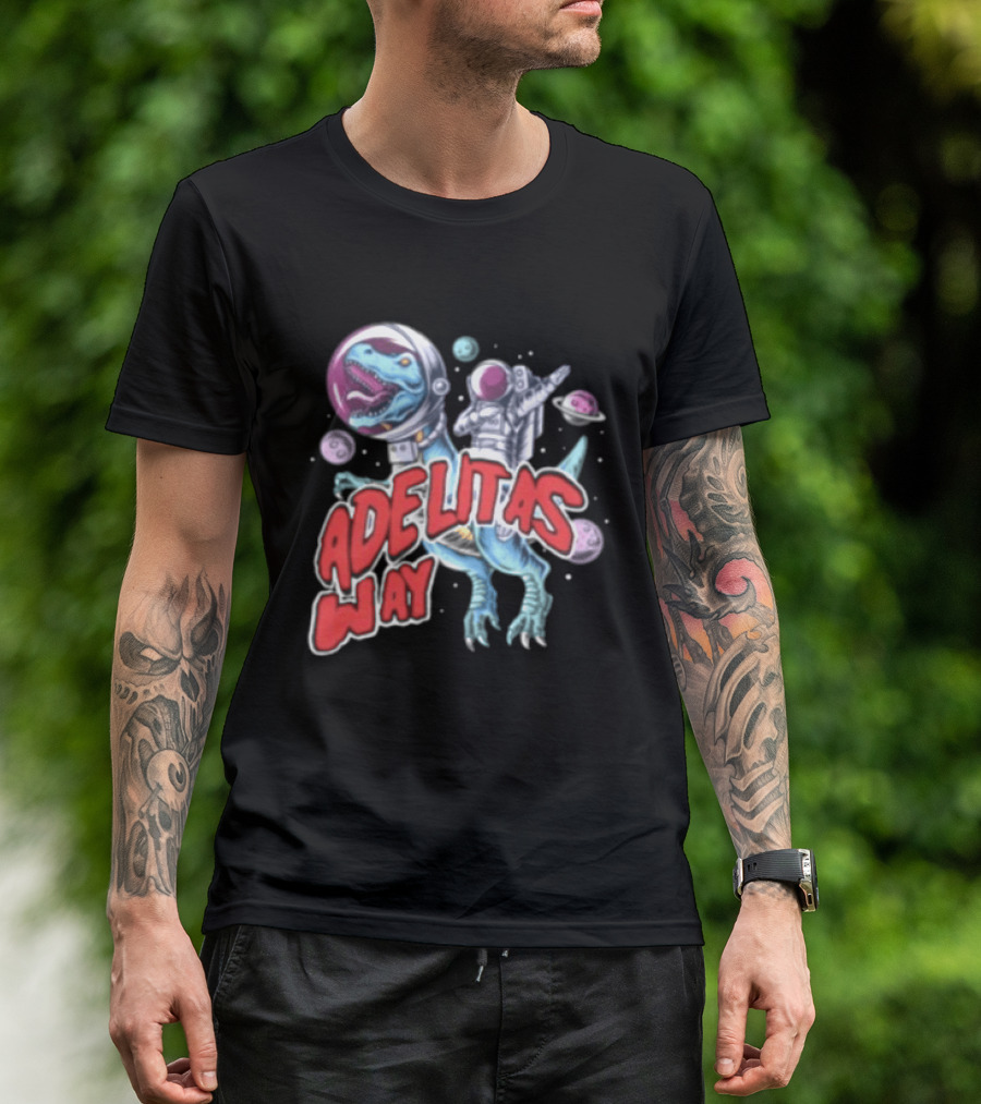 Adelitas Way Space Dinosaur Astronaut Rex T-Shirt