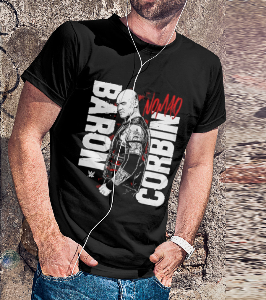 Baron Corbin WWE Nomad Vertical Name Wrestling Superstar T-Shirt