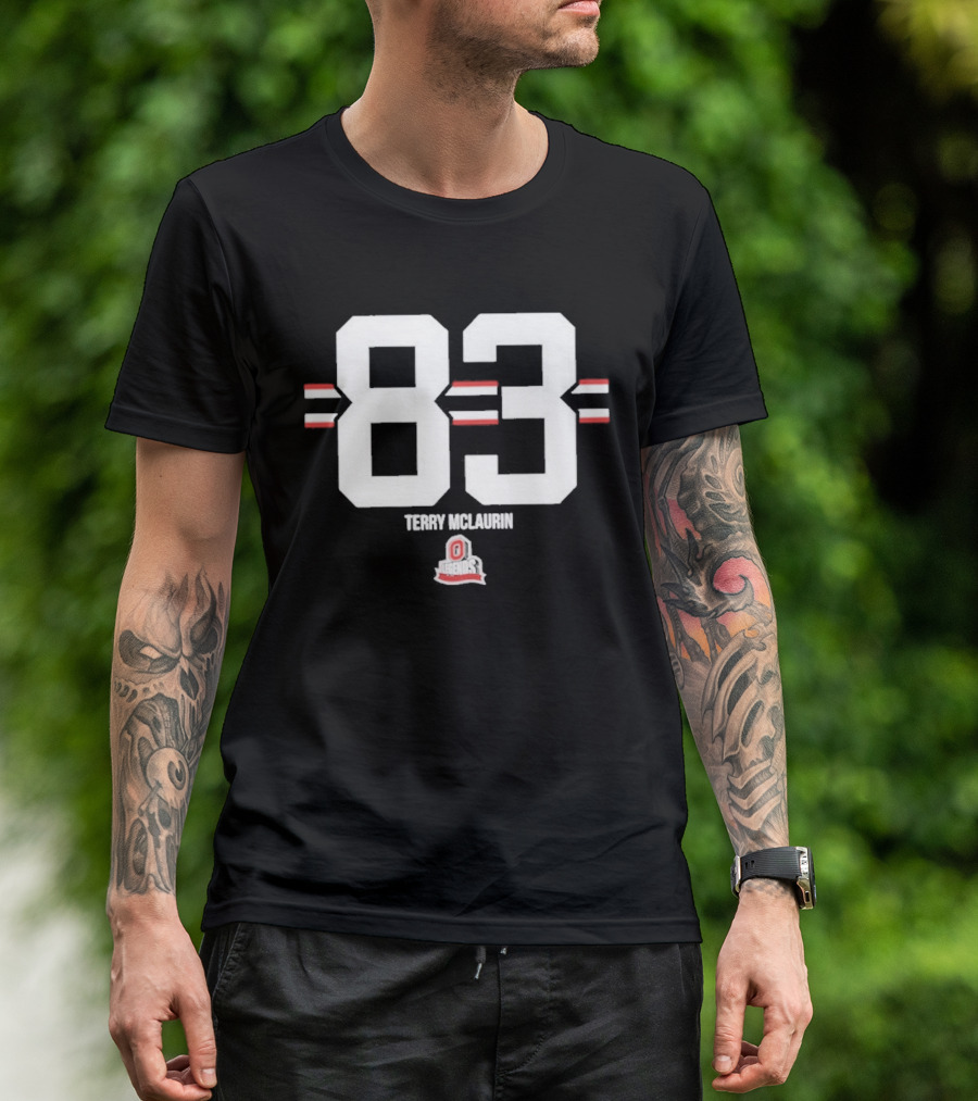 Terry McLaurin 83 Ohio State Buckeyes Football T-Shirt