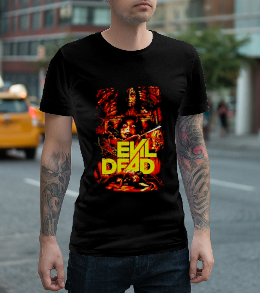 Evil Dead Classic Horror Movie Sam Raimi Iconic Cult T-Shirt