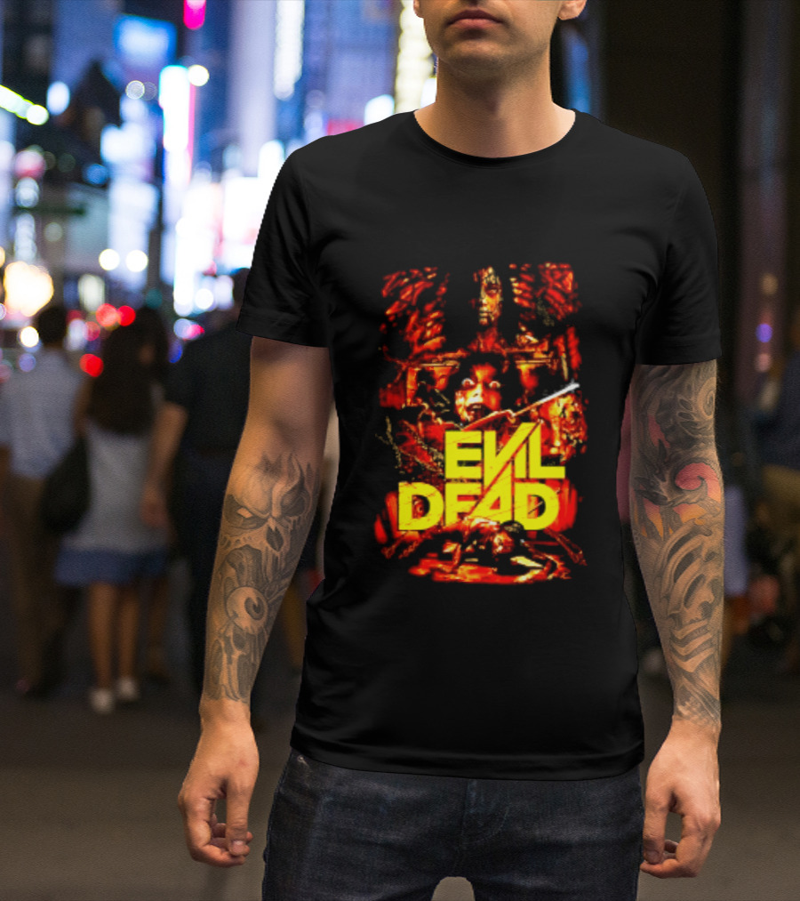 Evil Dead Classic Horror Movie Sam Raimi Iconic Cult T-Shirt
