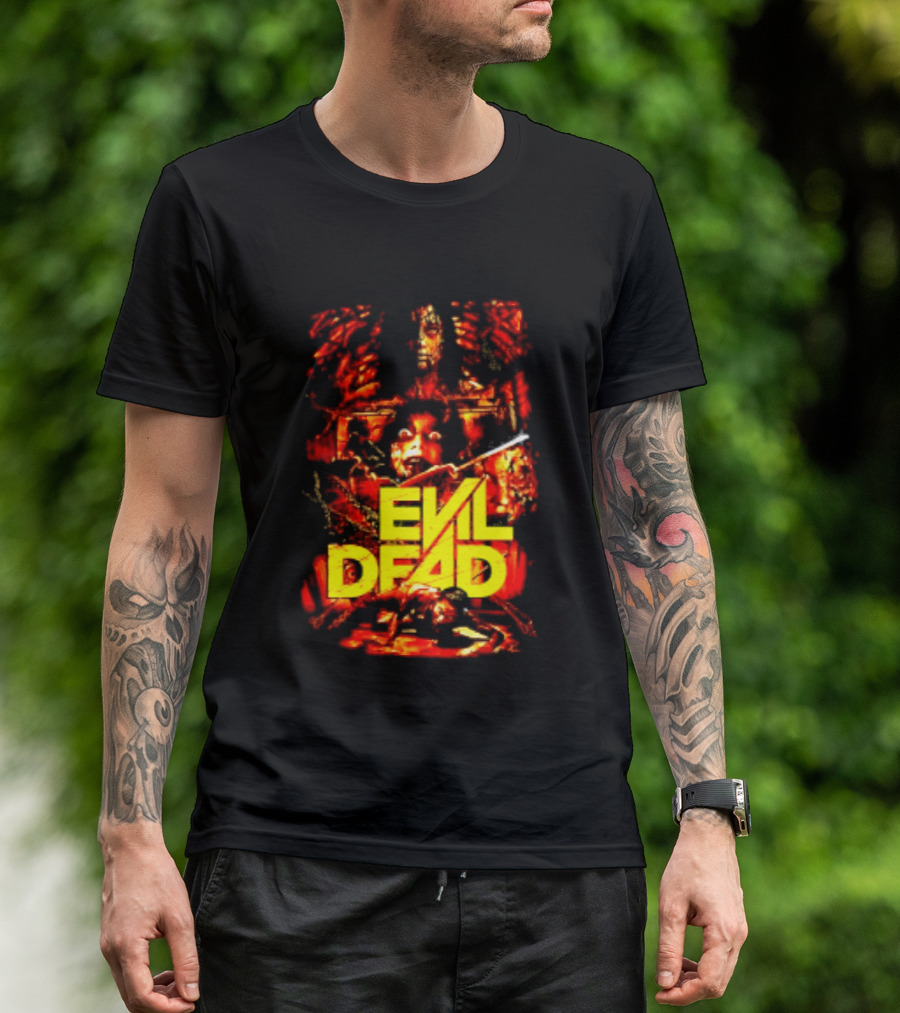 Evil Dead Classic Horror Movie Sam Raimi Iconic Cult T-Shirt