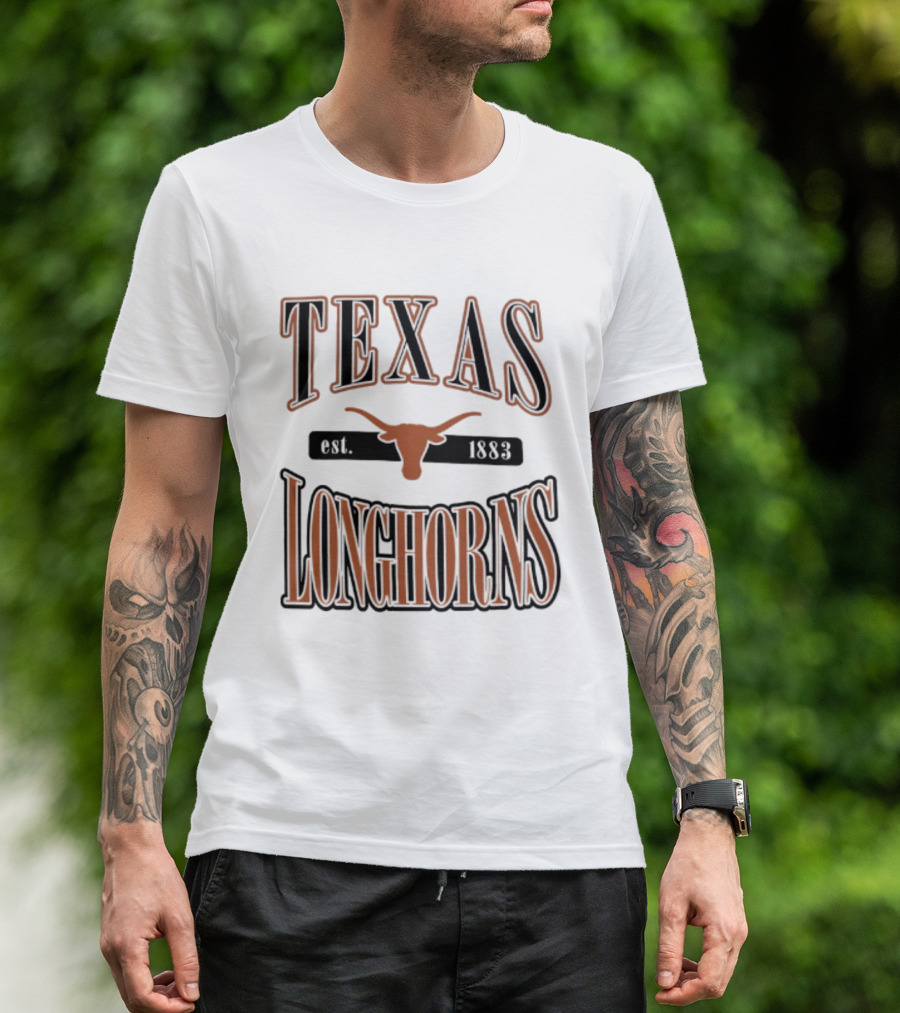 Texas Longhorns Est 1883 Vintage Team Spirit T-Shirt