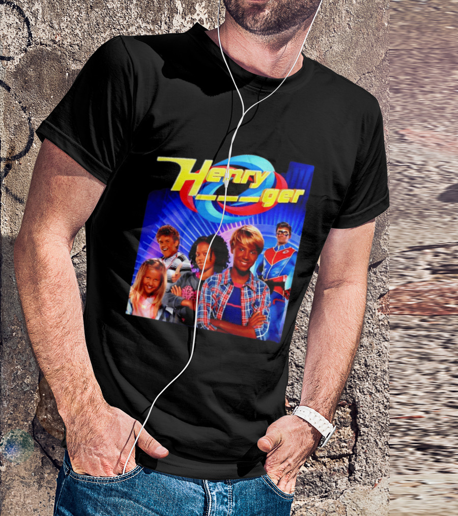 Henry Danger Nickelodeon Kids TV Show Captain Man Superhero Characters T-Shirt